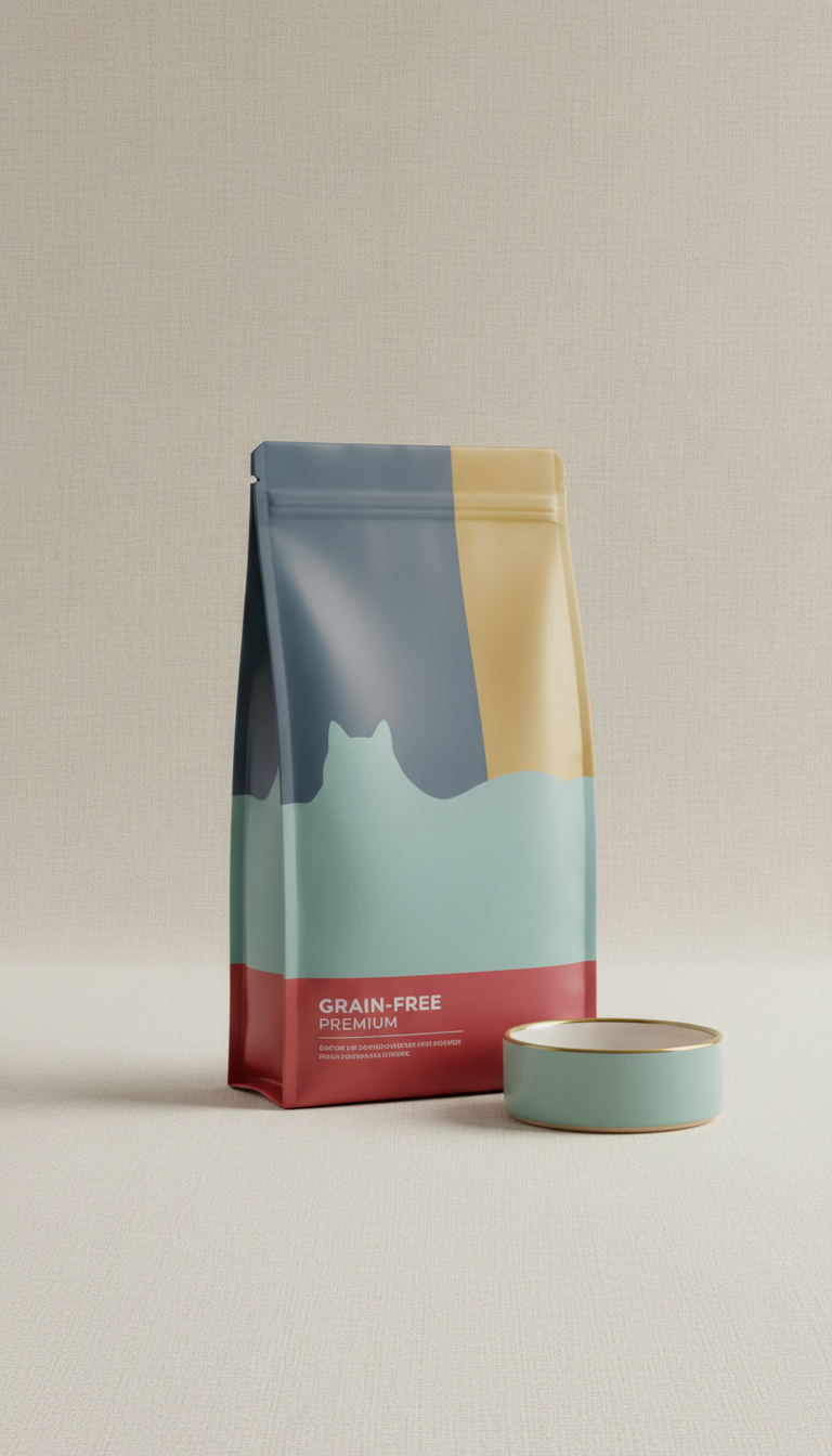Grain-Free Premium Cat Food Packaging